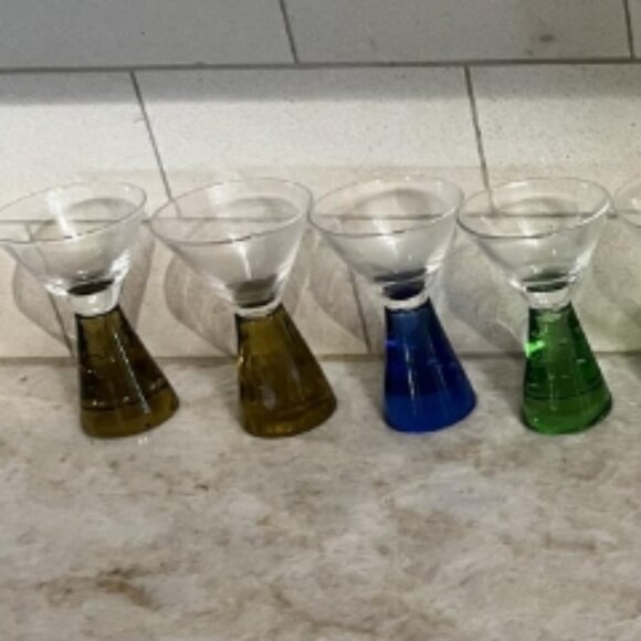 Lot of 12 Carnival Shot Glasses